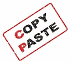 copy paste words