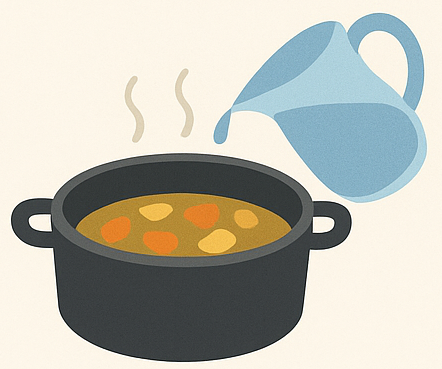 σούπα βράσιμο